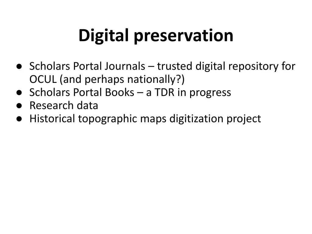 digital preservation