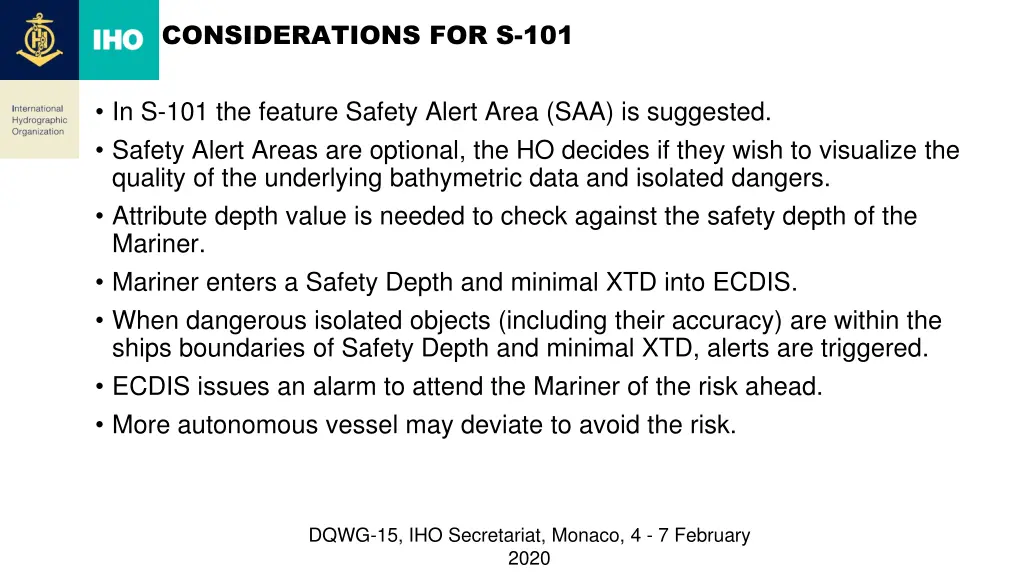 considerations for s 101