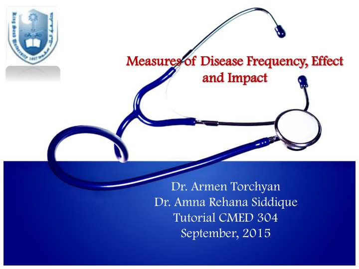 measures of disease frequency effect measures