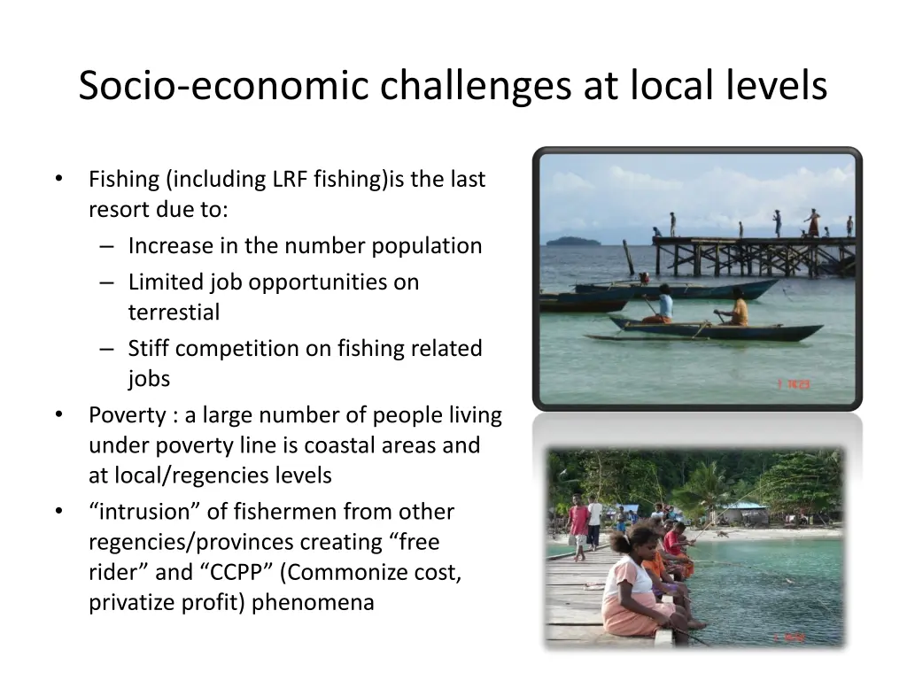 socio economic challenges at local levels