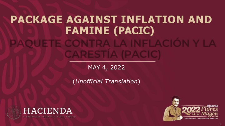 package against inflation and famine pacic