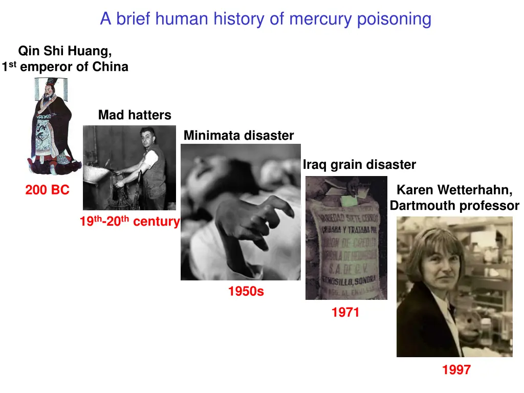 a brief human history of mercury poisoning