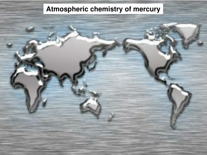 atmospheric chemistry of mercury