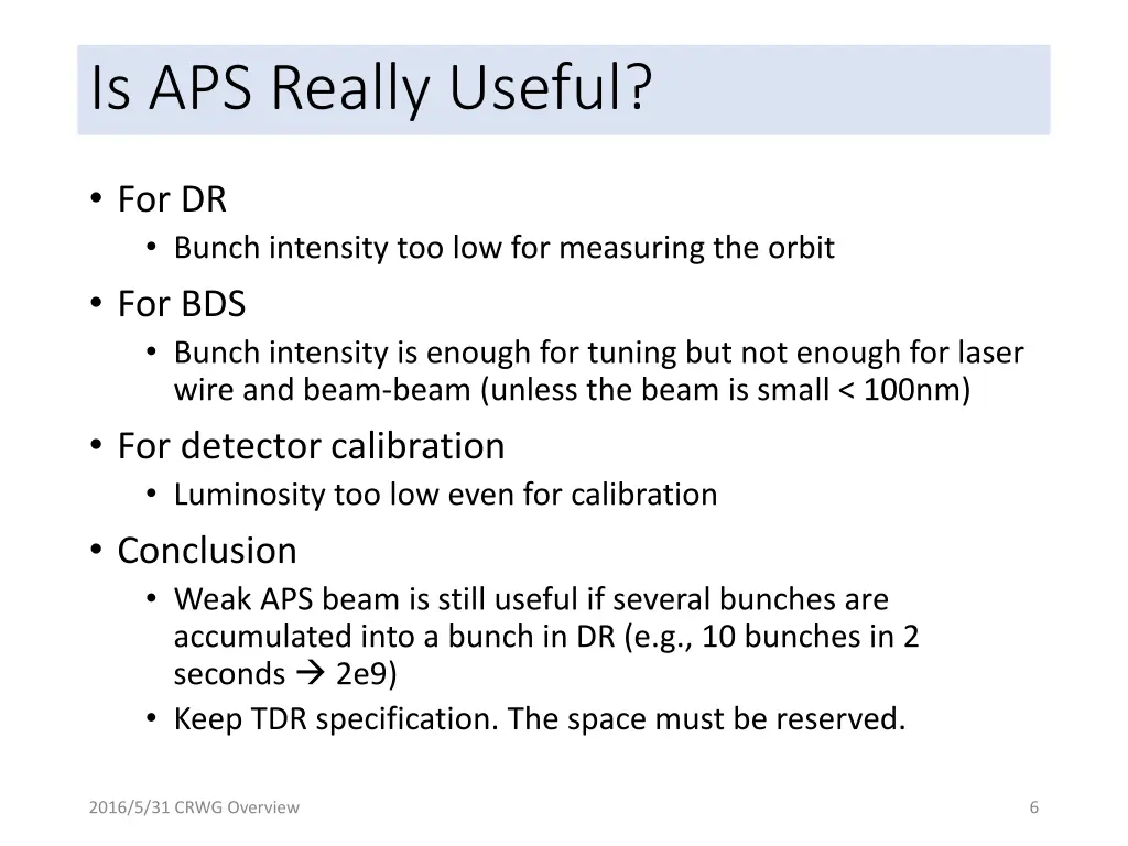 is aps really useful