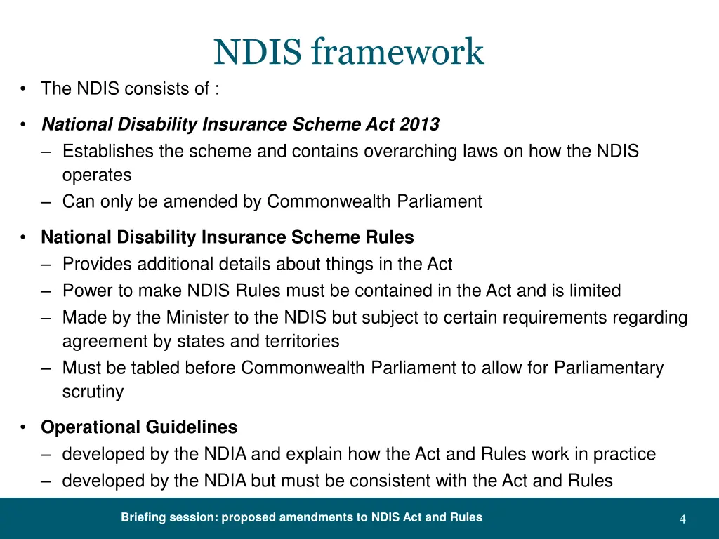 ndis framework