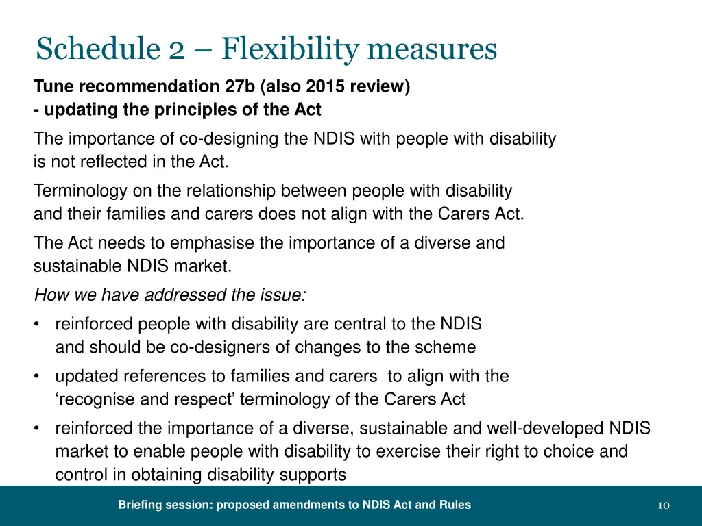 schedule 2 flexibility measures 1