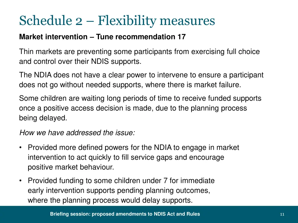 schedule 2 flexibility measures 2