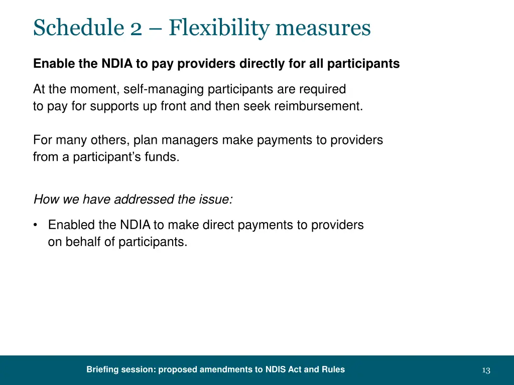 schedule 2 flexibility measures 4