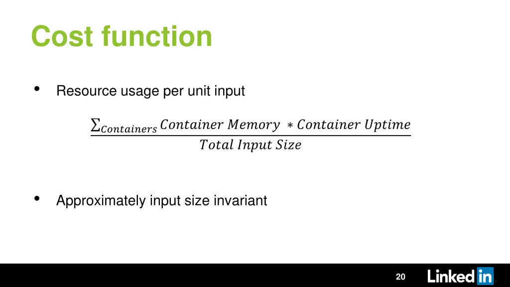 cost function