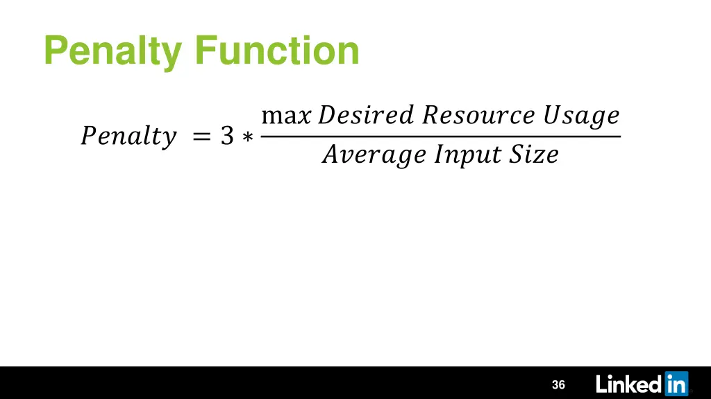 penalty function