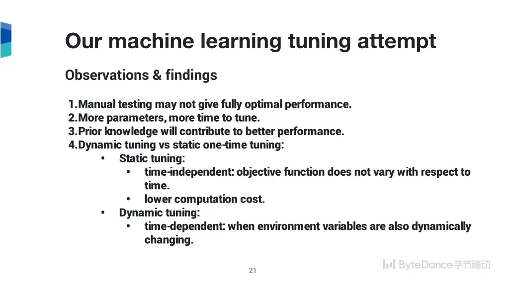 our machine learning tuning attempt 6