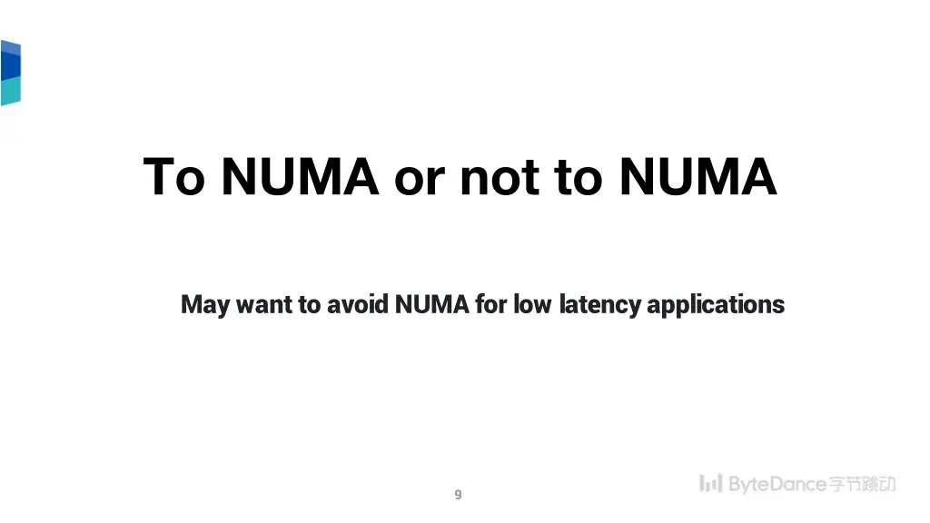 to numa or not to numa