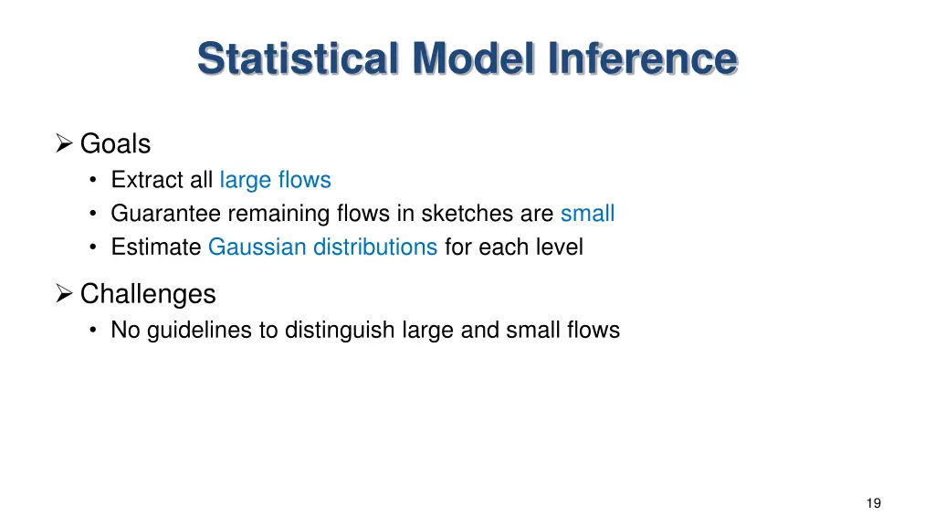 statistical model inference