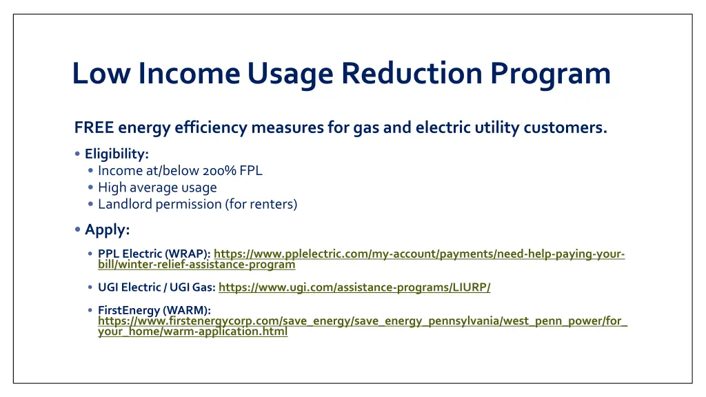 low income usage reduction program