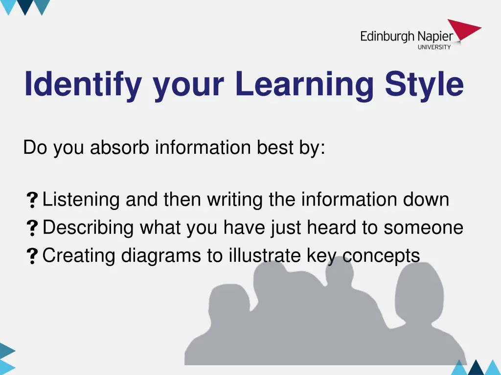 identify your learning style