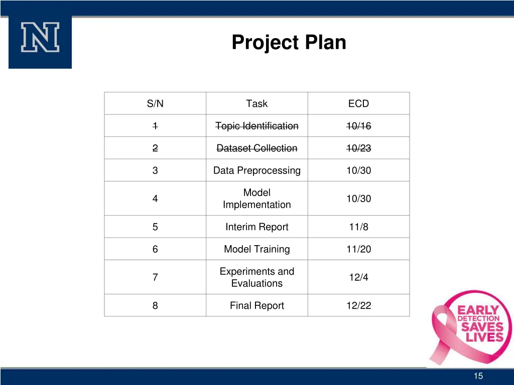 project plan