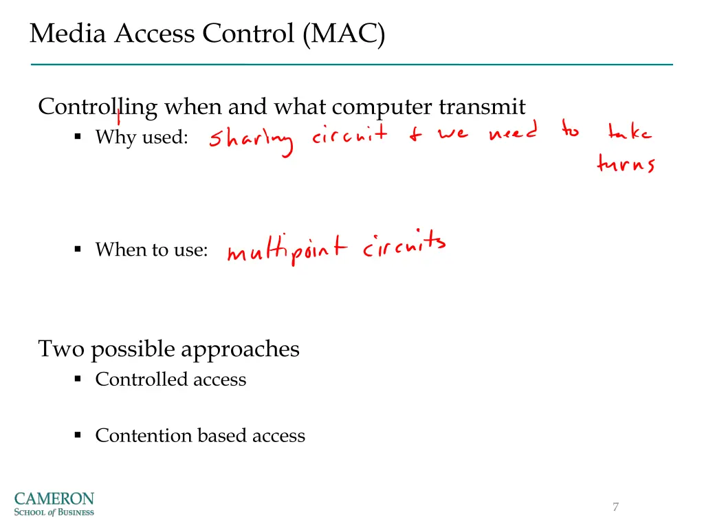 media access control mac