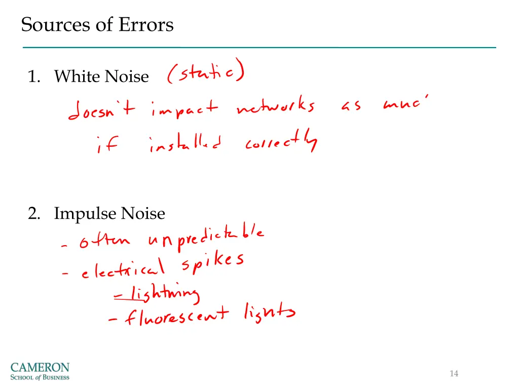 sources of errors 1