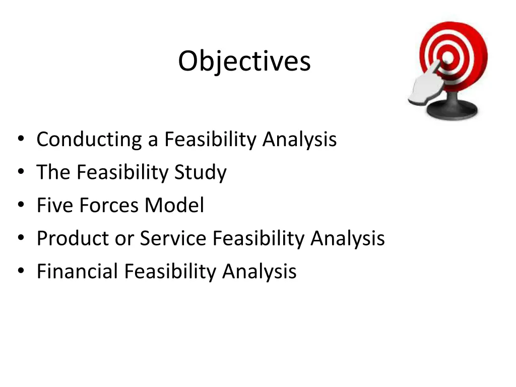 objectives