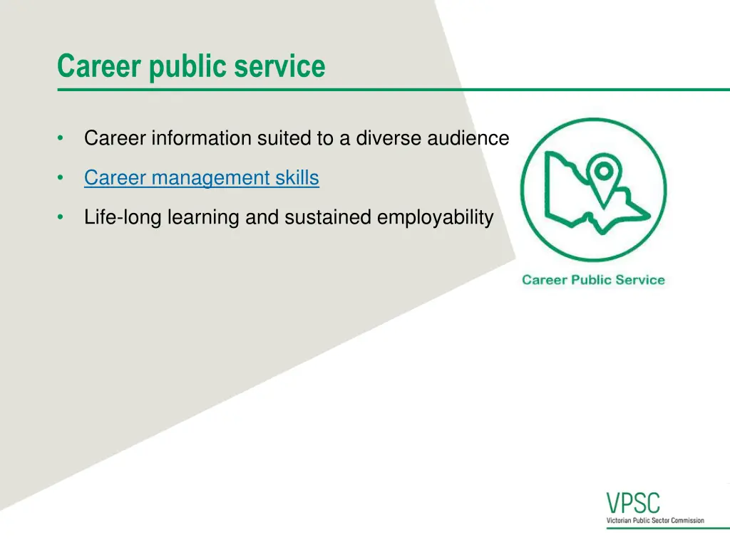 career public service