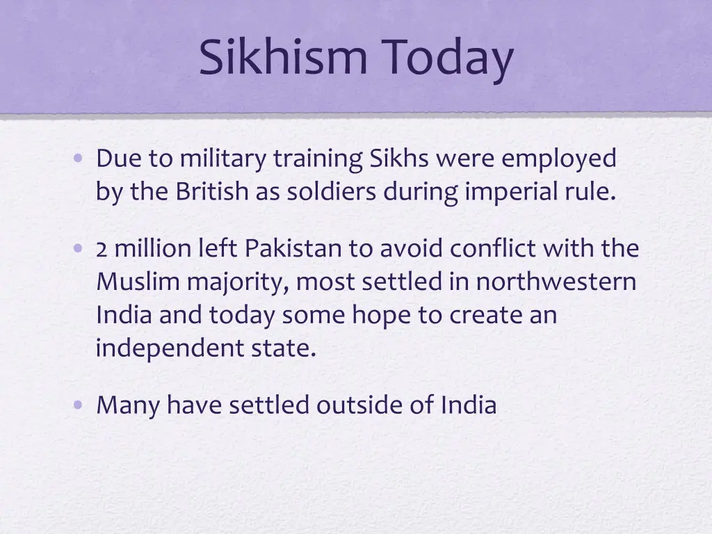 sikhism today