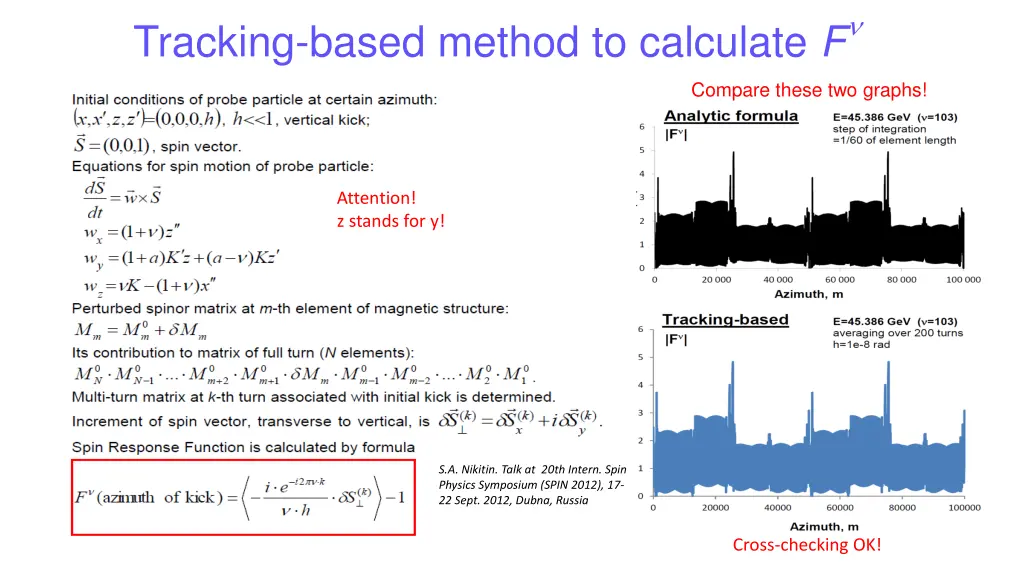 tracking based method to calculate f