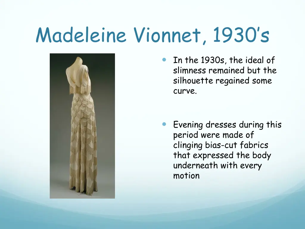 madeleine vionnet 1930 s