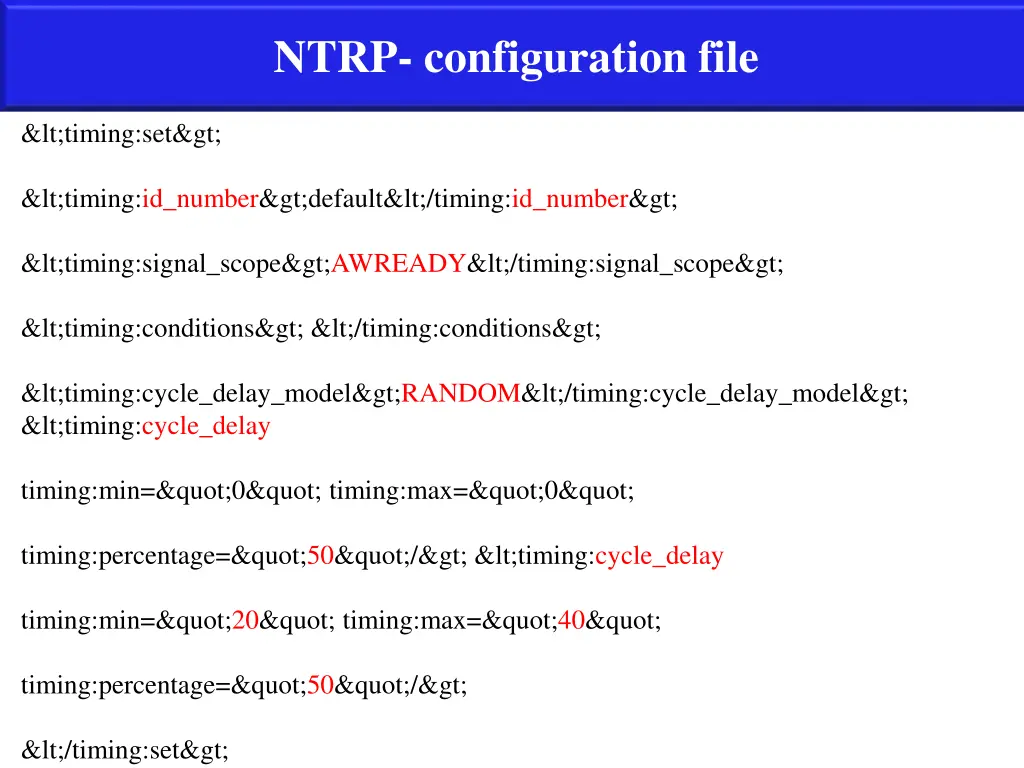 ntrp configuration file