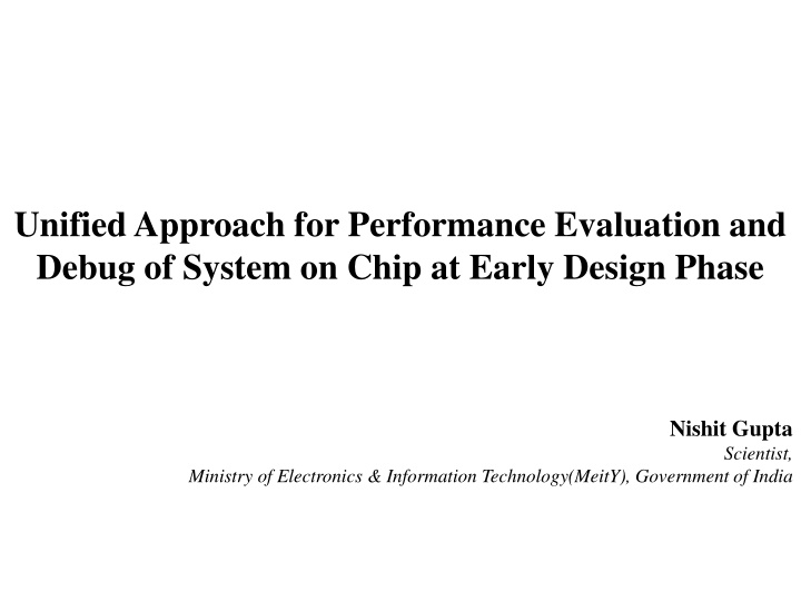 unified approach for performance evaluation