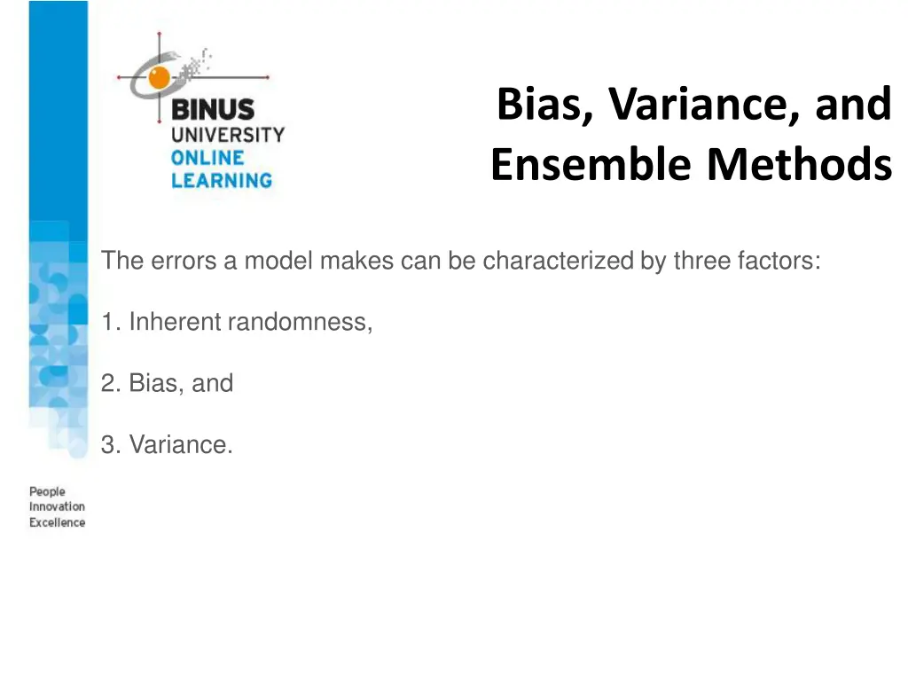 bias variance and ensemble methods