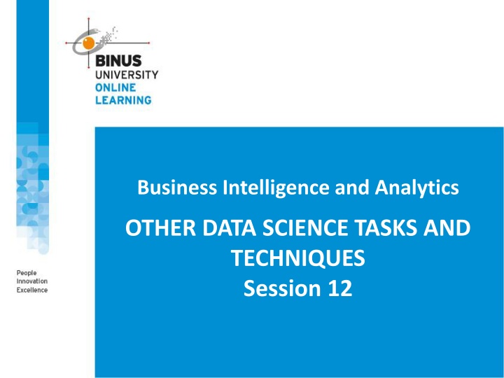 business intelligence and analytics