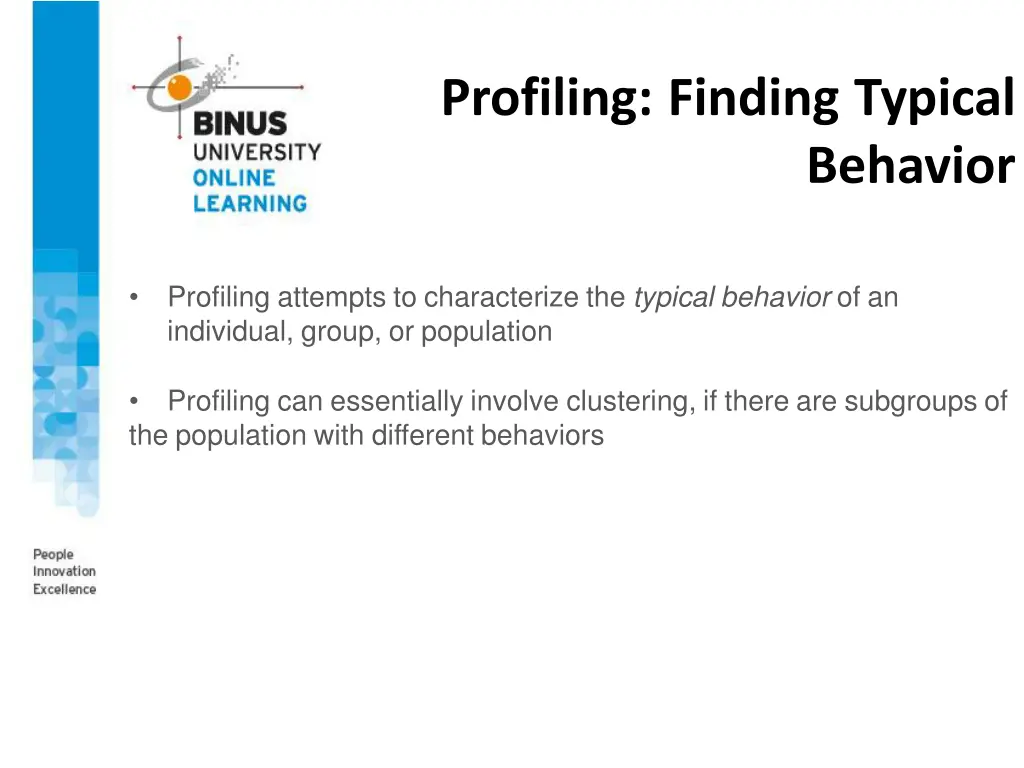 profiling finding typical