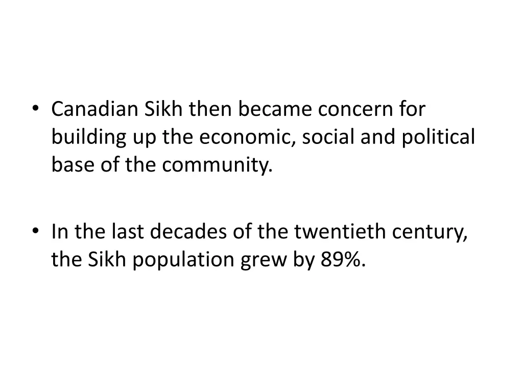 canadian sikh then became concern for building