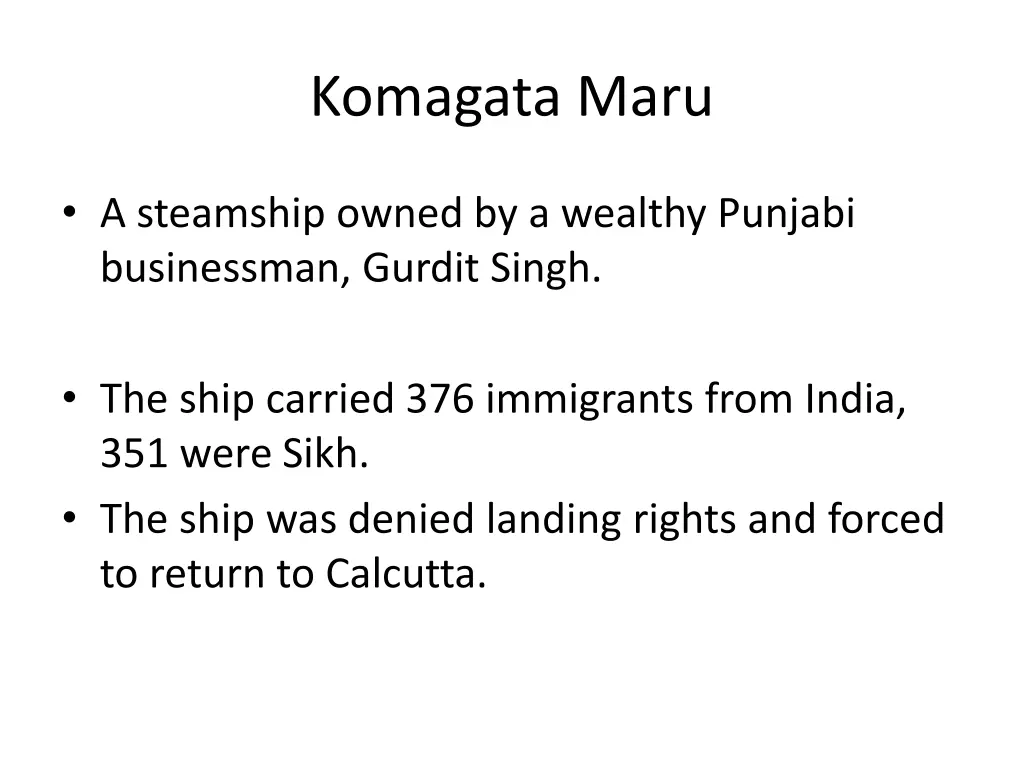 komagata maru