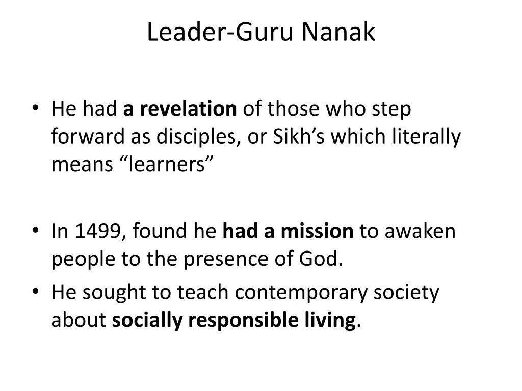 leader guru nanak