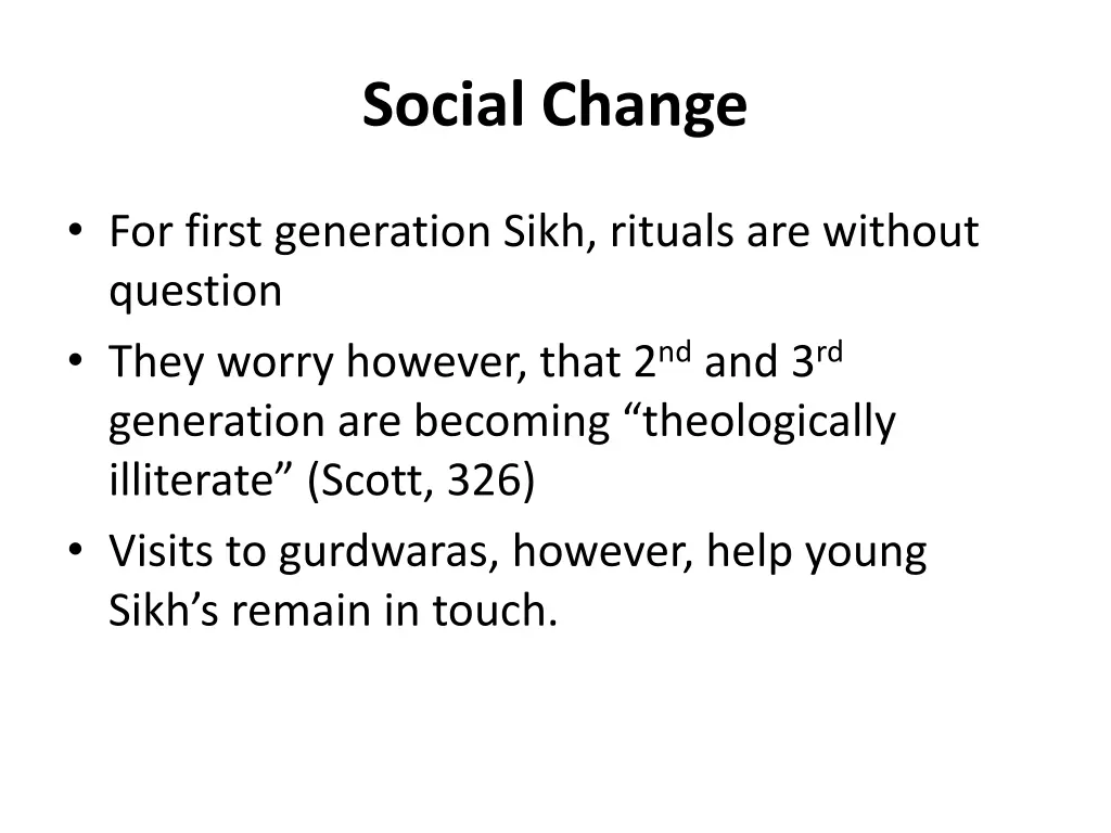 social change