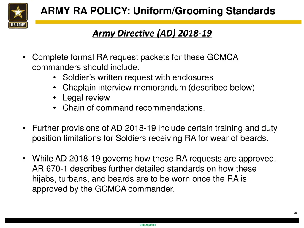 army ra policy uniform grooming standards 3