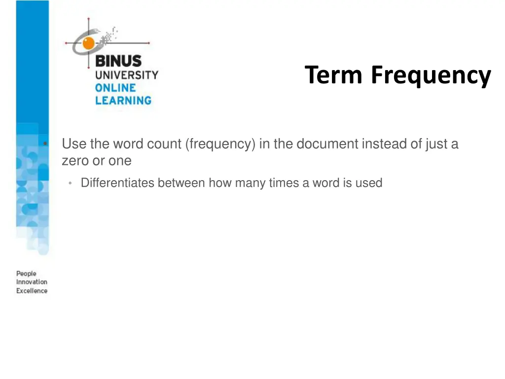 term frequency