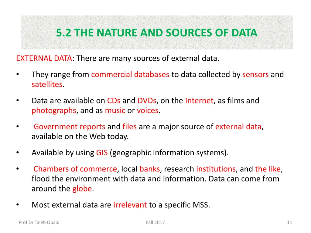 5 2 the nature and sources of data 3