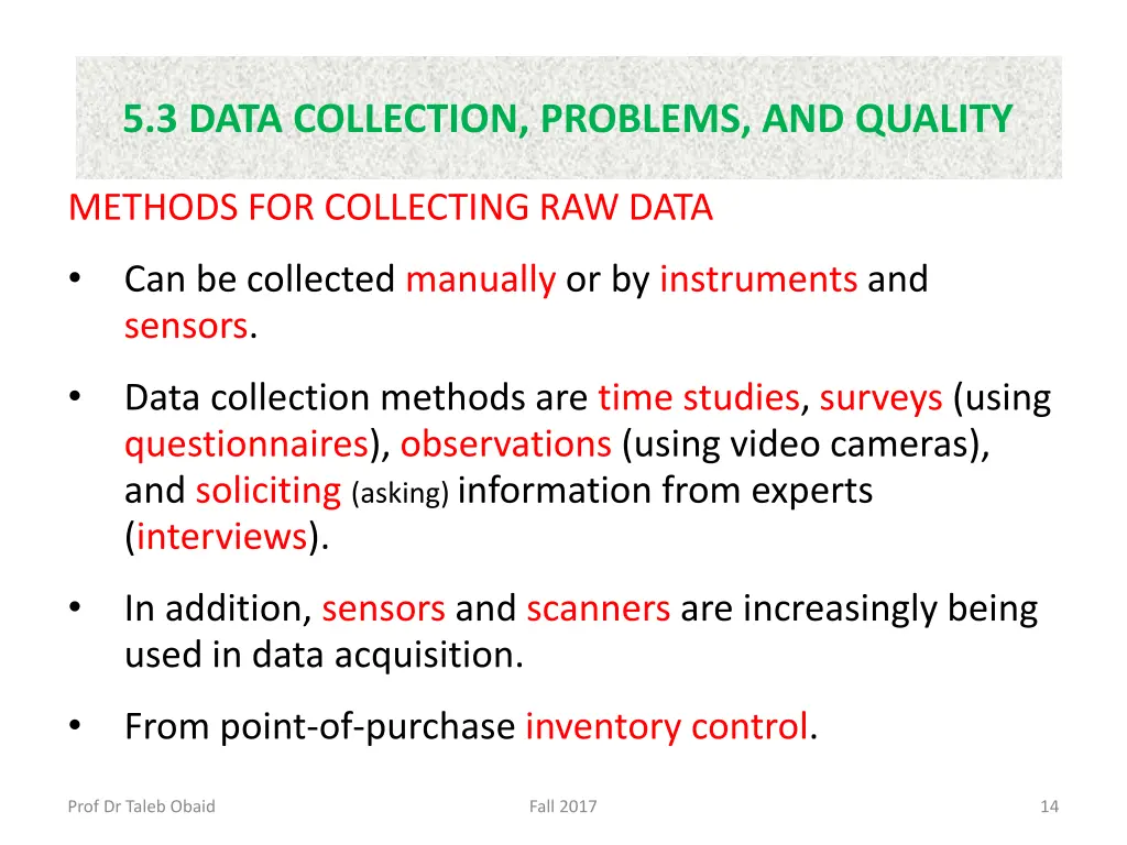 5 3 data collection problems and quality 1