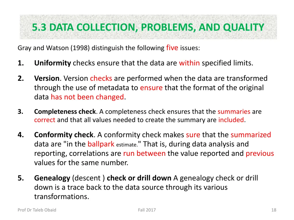 5 3 data collection problems and quality 5