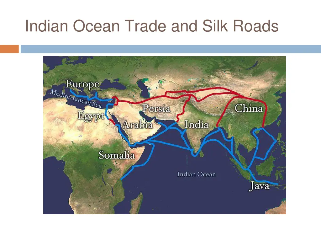 indian ocean trade and silk roads