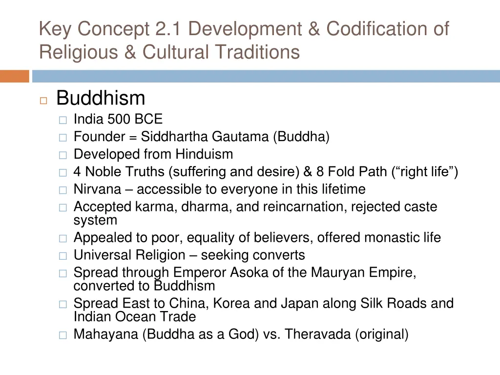 key concept 2 1 development codification 2