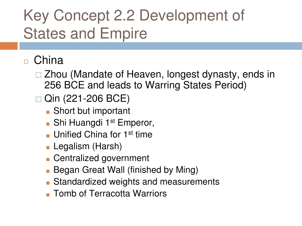 key concept 2 2 development of states and empire