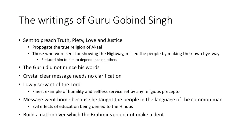 the writings of guru gobind singh