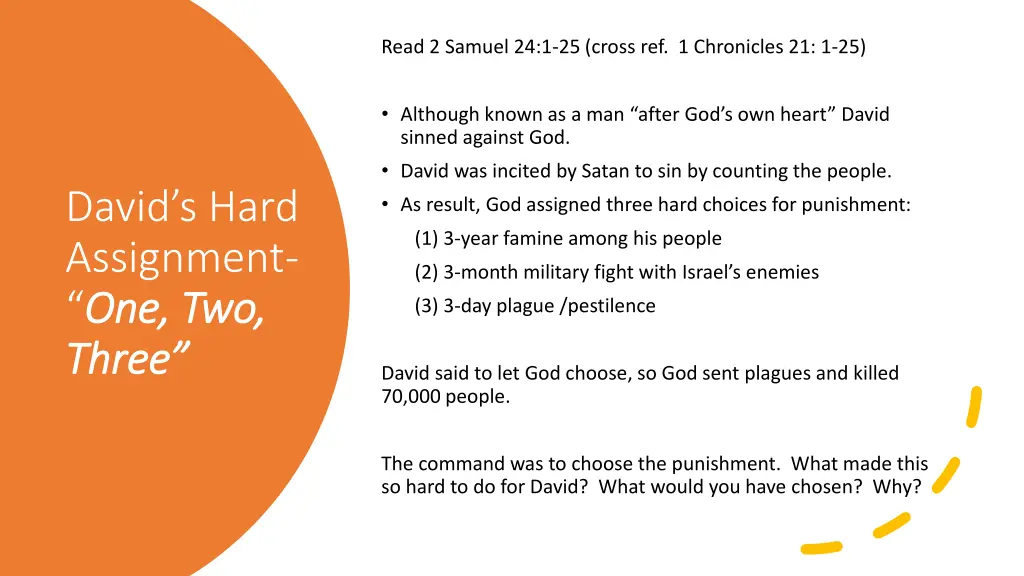 read 2 samuel 24 1 25 cross ref 1 chronicles