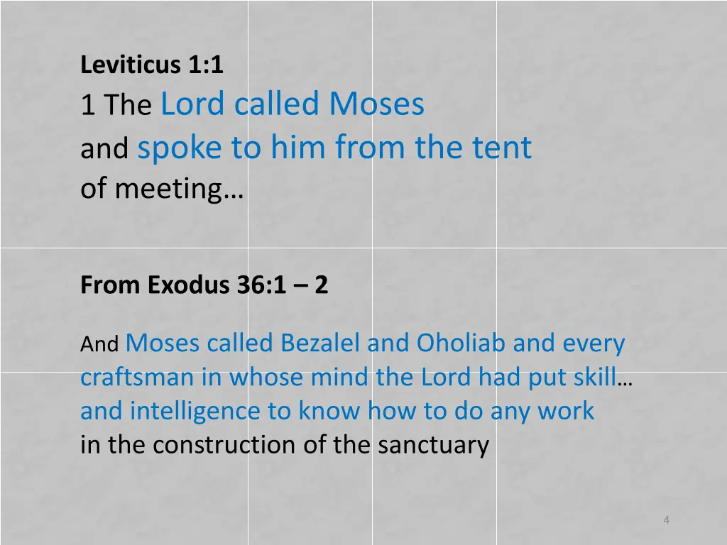 leviticus 1 1 1 the lord called moses and spoke