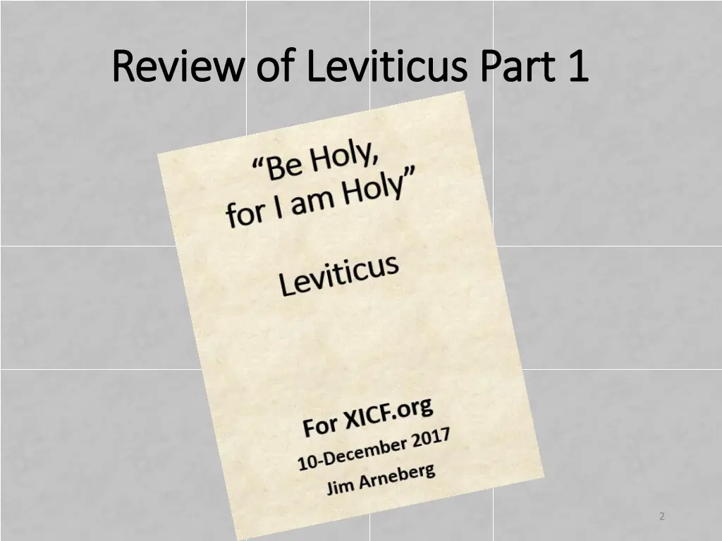 review of leviticus part 1 review of leviticus