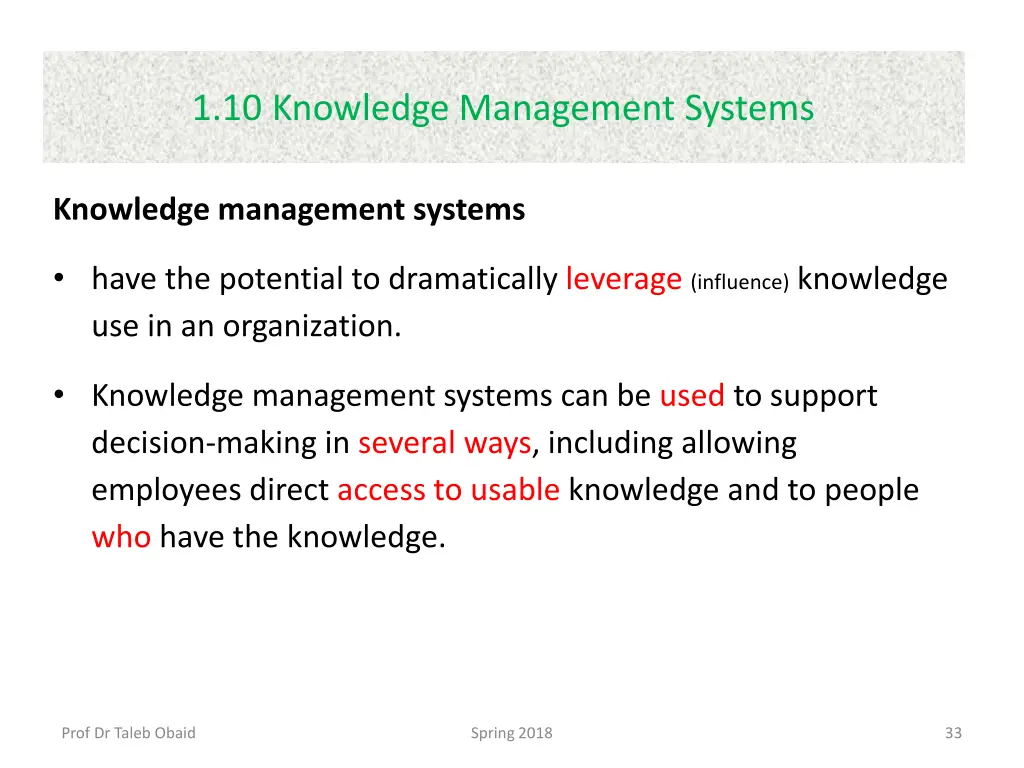 1 10 knowledge management systems 1