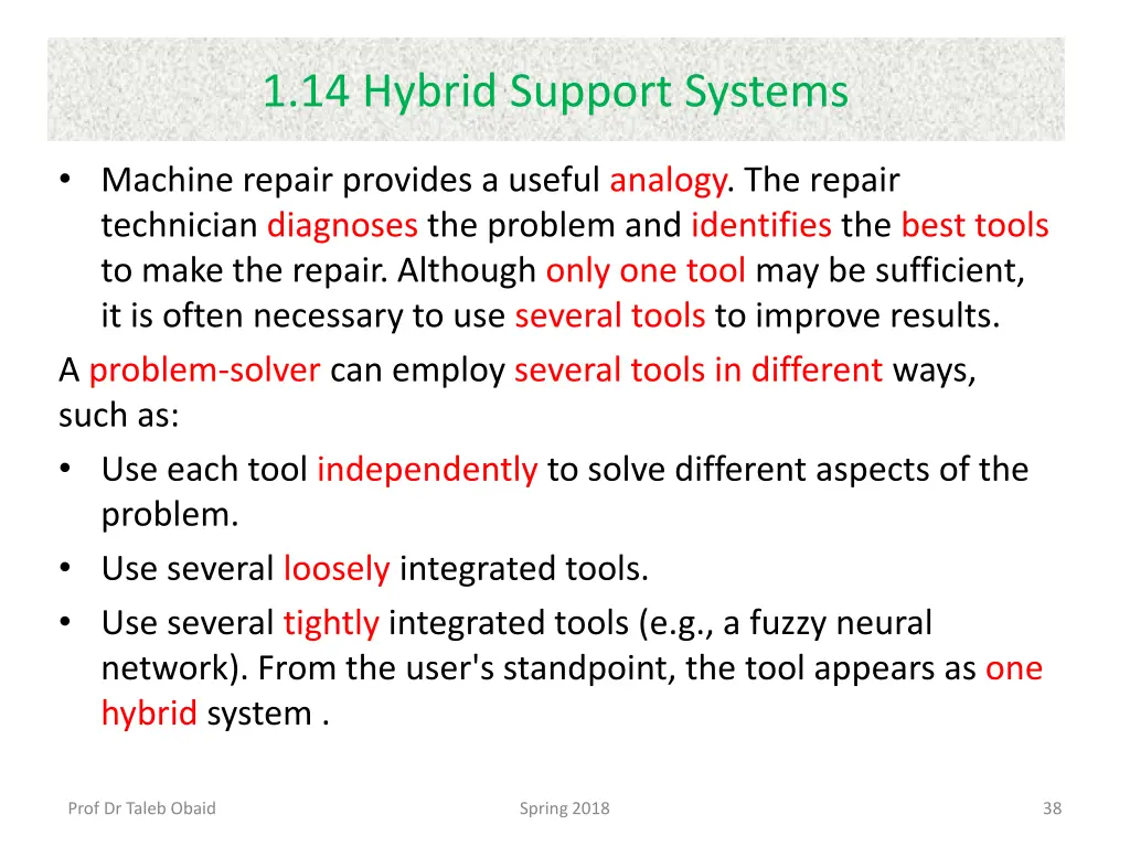 1 14 hybrid support systems